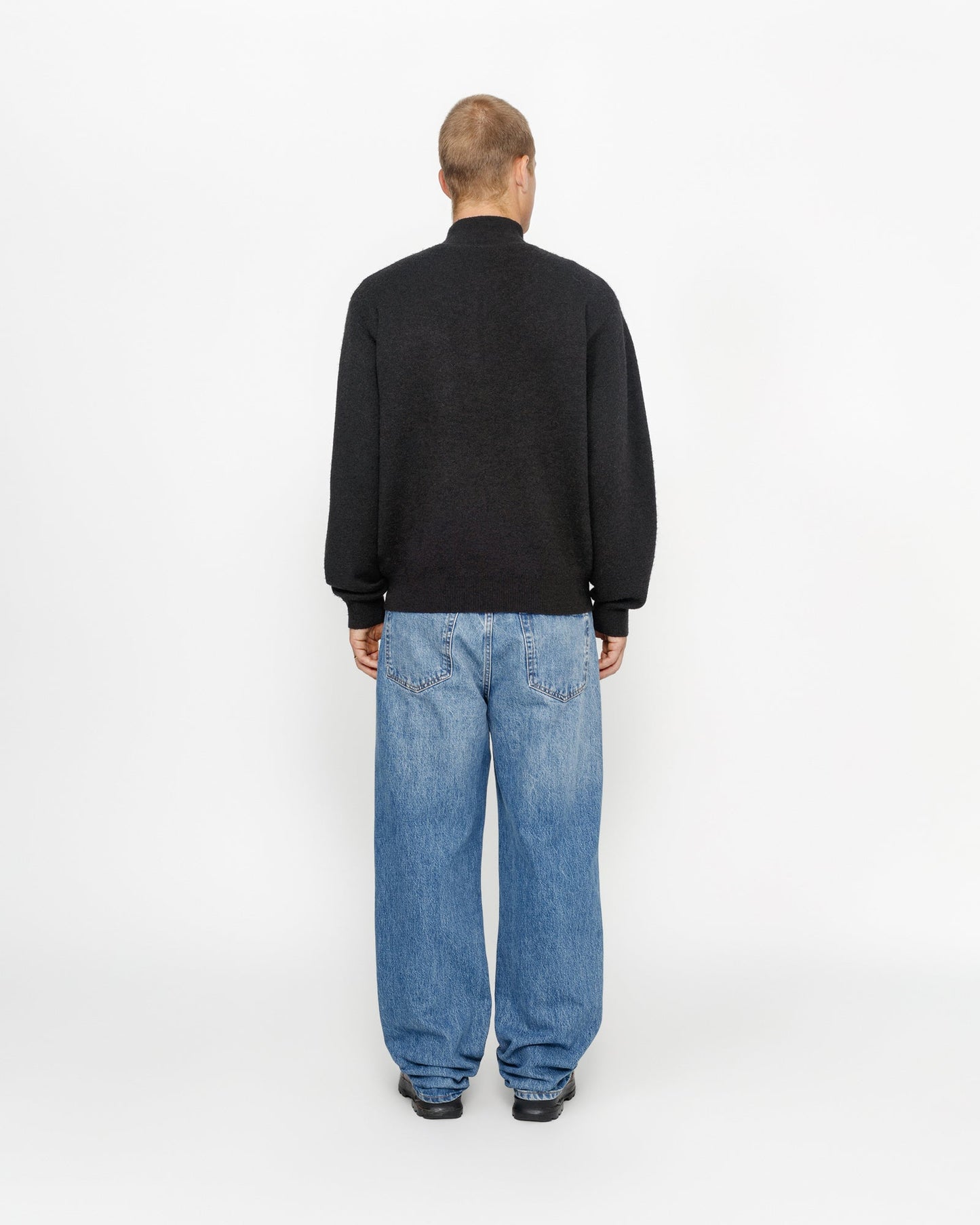 PULL COL MONTANT DEMI-ZIP