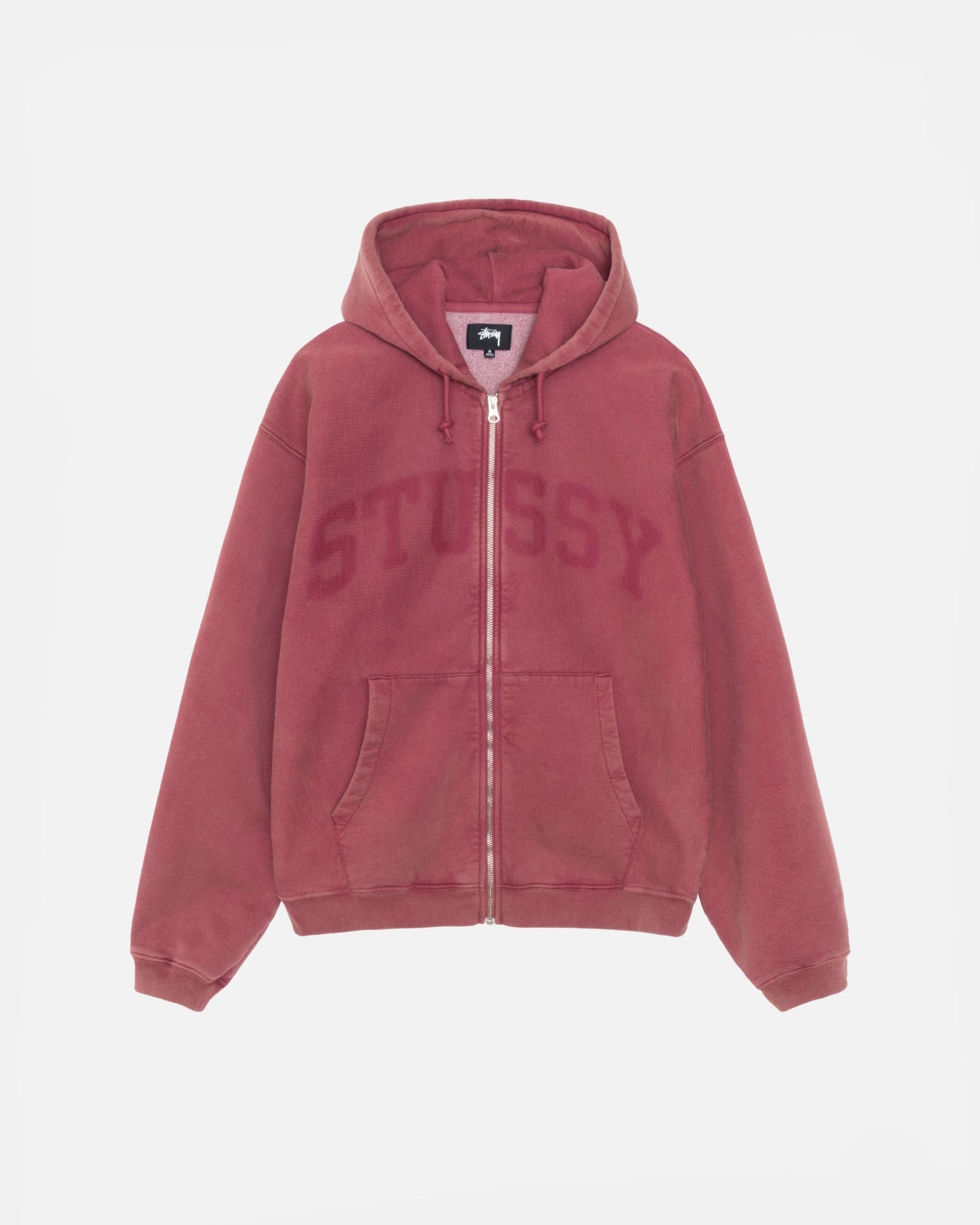 SWEAT À CAPUCHE ZIPPÉ À MOTIF DÉLAVÉ