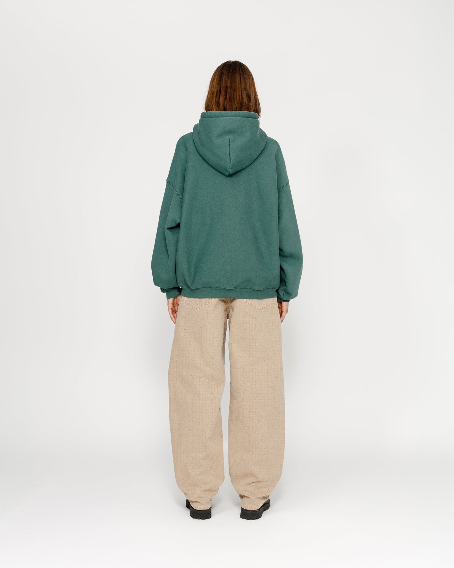 SWEAT À CAPUCHE ÉCUSSON SATIN