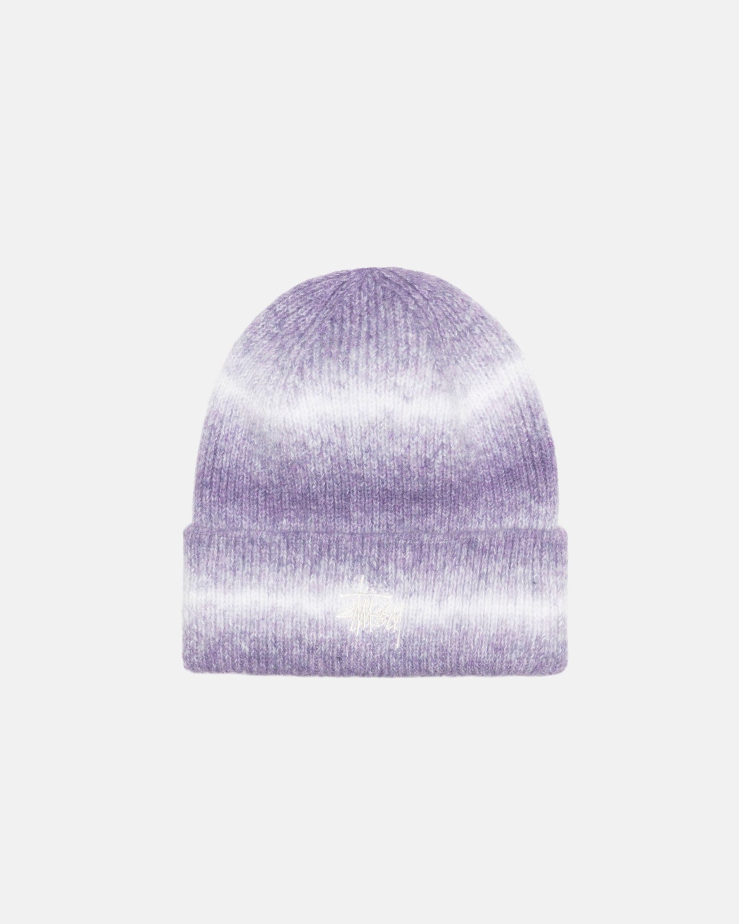 BONNET EN MAILLE RAYÉ À REVERS