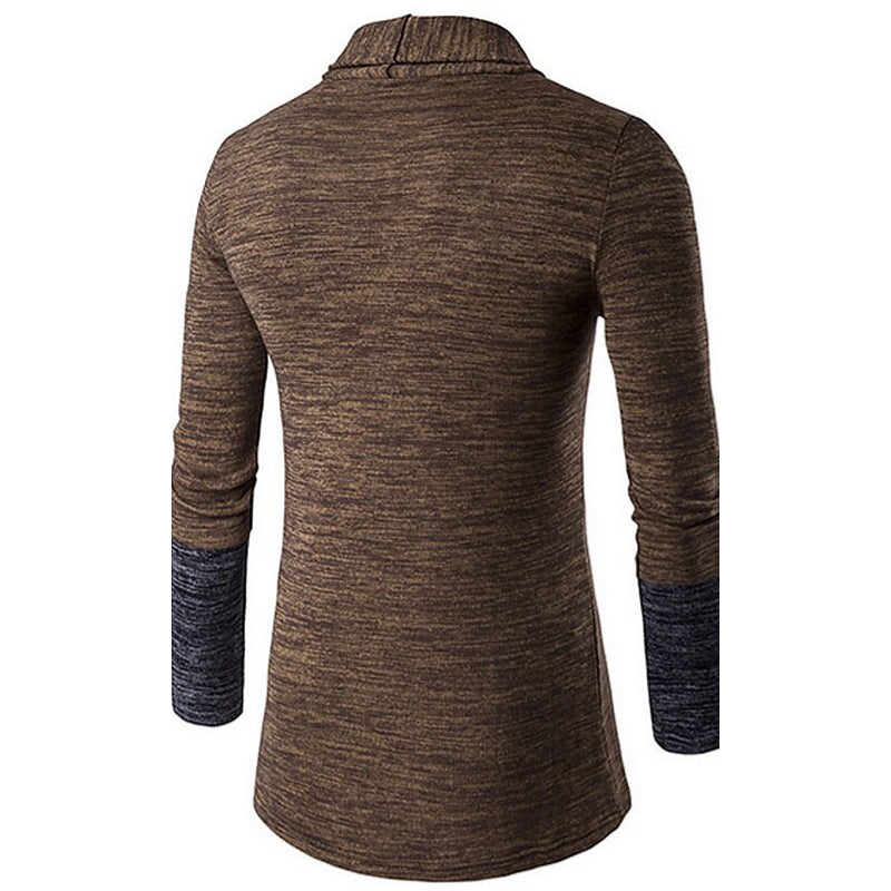 Gilet cardigan homme uni à col en V